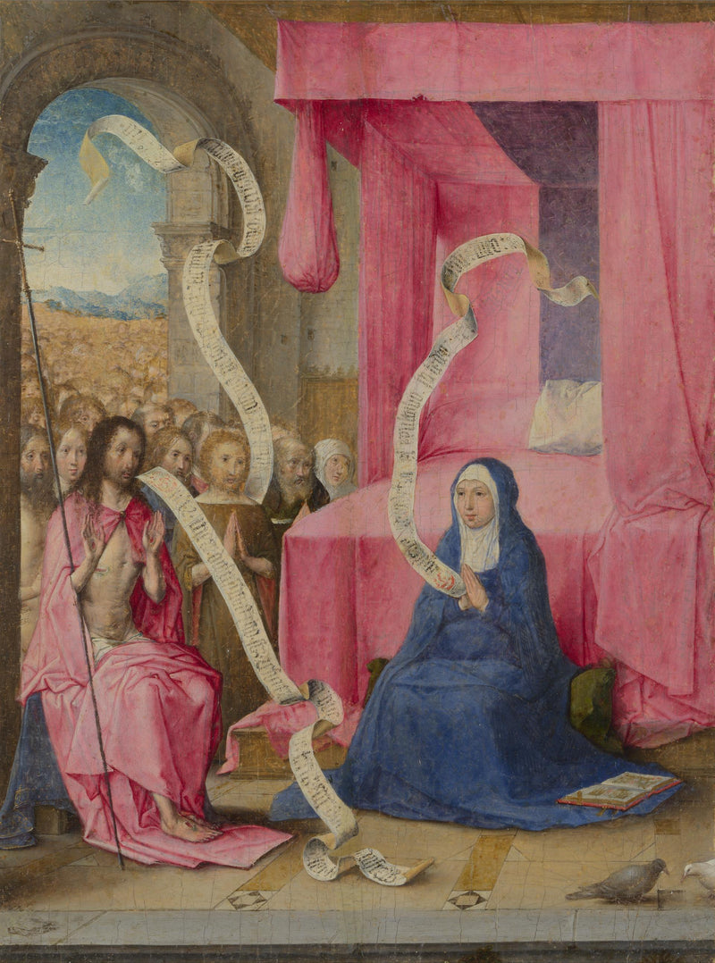 Åpenbaringen av Kristus for Jomfruen - Juan de Flandes