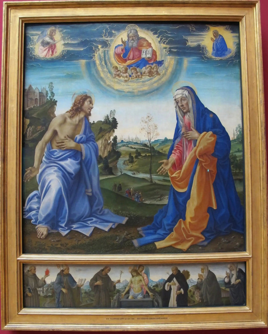Åpenbaringen av Kristus for Maria - Filippino Lippi
