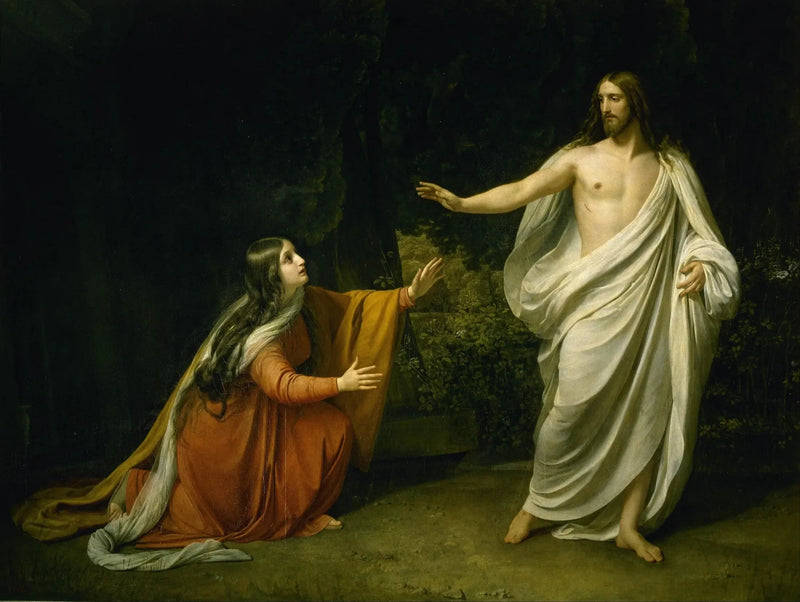 Åpenbaringen av Kristus til Maria Magdalena etter oppstandelsen - Alexandre Ivanov

Source:
Apparition du Christ à Marie-Madeleine après la Résurrection - Alexandre Ivanov