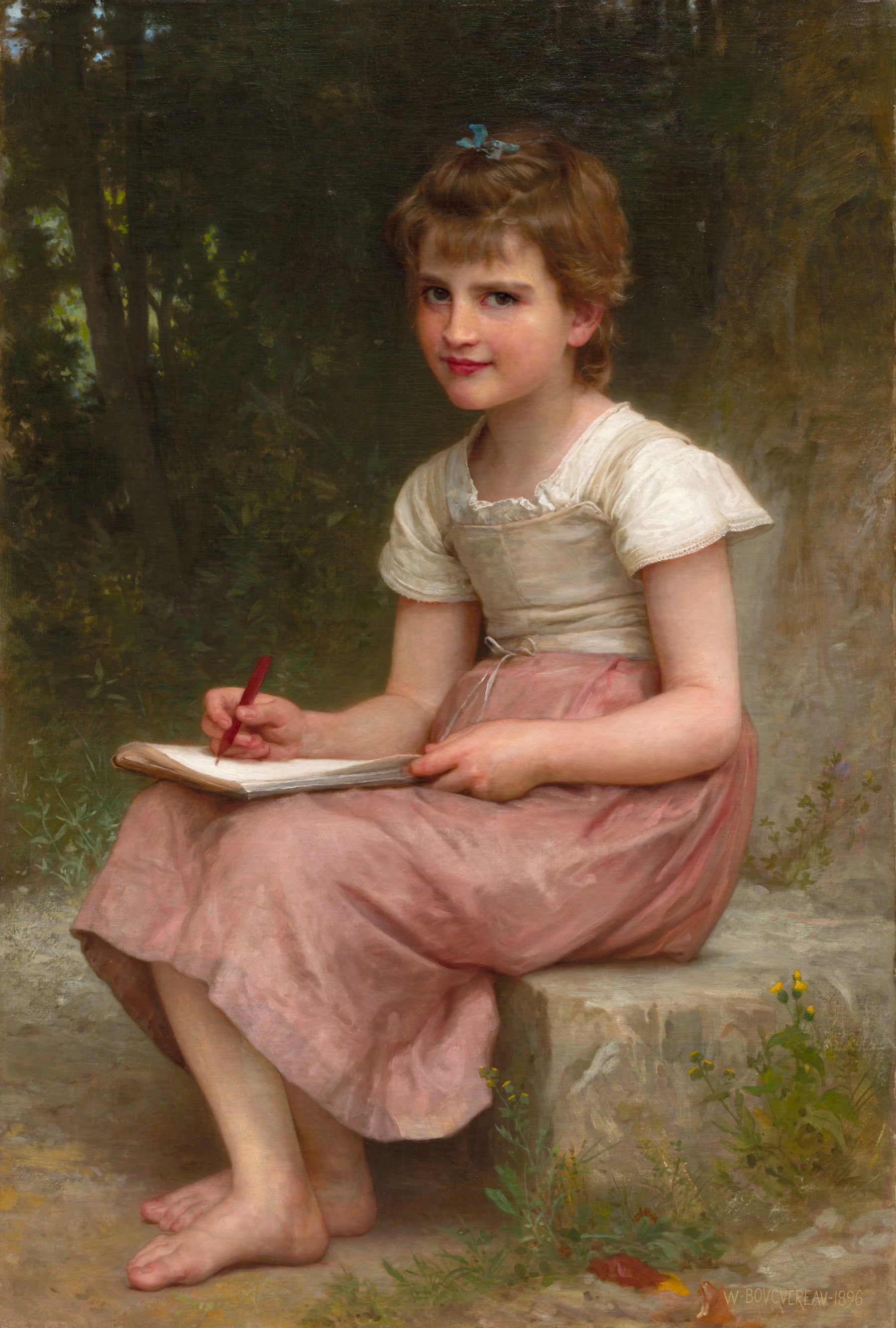 Un appel - William Adolphe Bouguereau