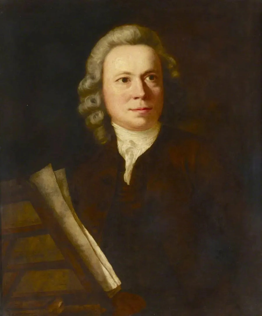 Kalt « Johann Christoph Pepusch (1667–1752) » - Joshua Reynolds
