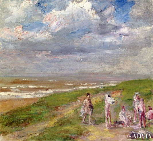 Après la baignade - Max Liebermann - Reproductions de tableaux et peintures haut de gamme