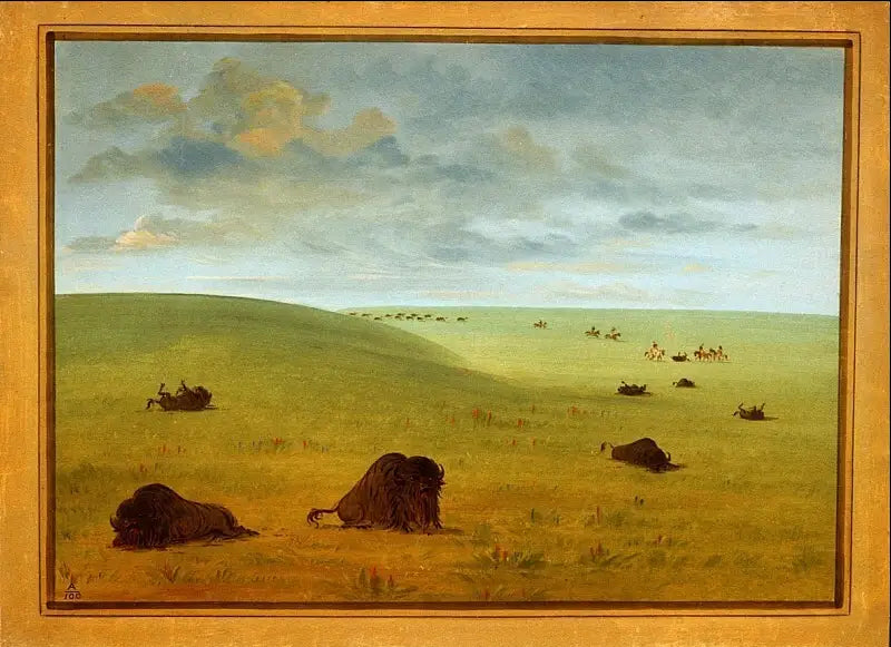 Etter bisonjakten - Sioux - George Catlin

Source:
Après la chasse au bison - Sioux - George Catlin
