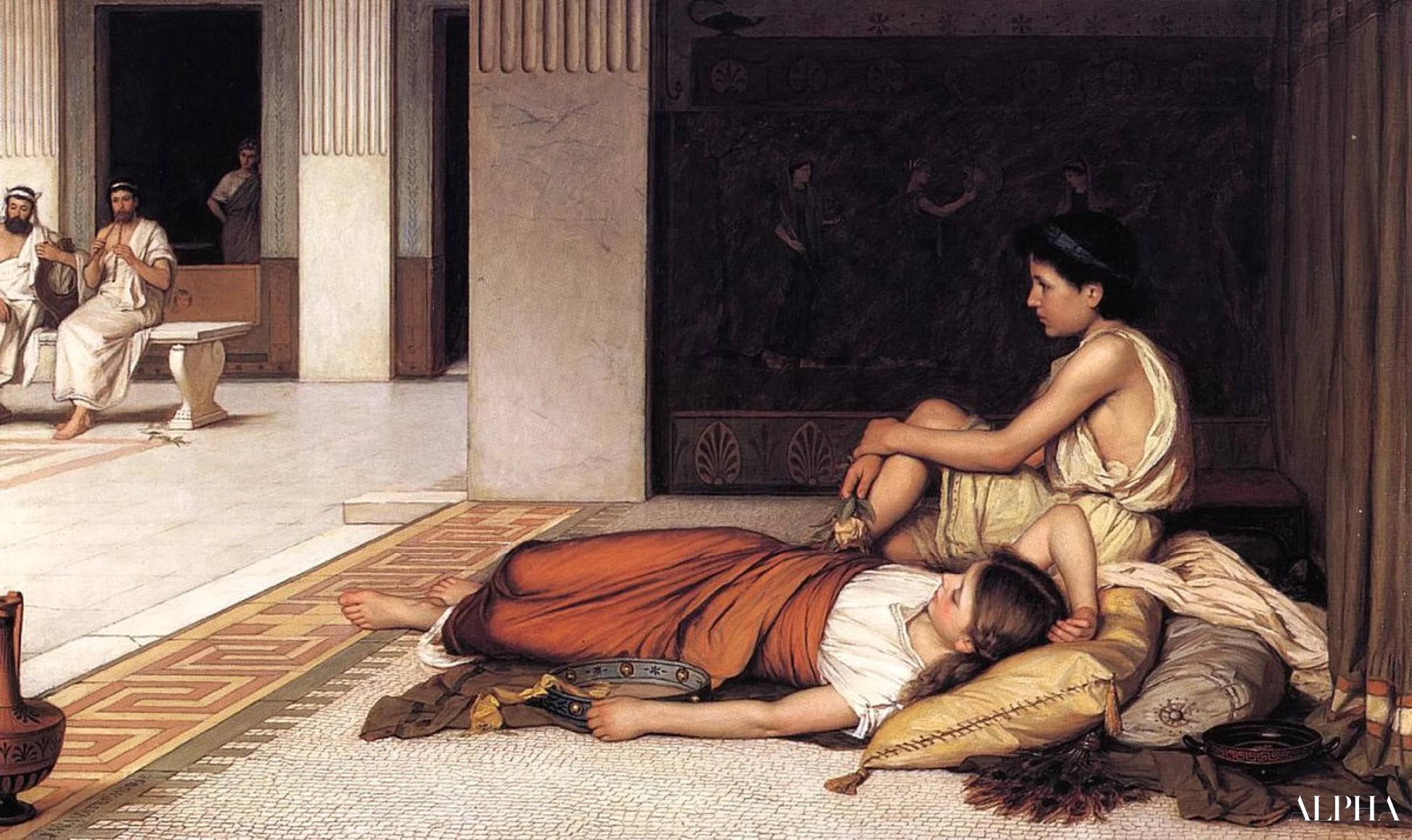 Etter dansen - John William Waterhouse Reproduksjoner av malerier i oljemaling