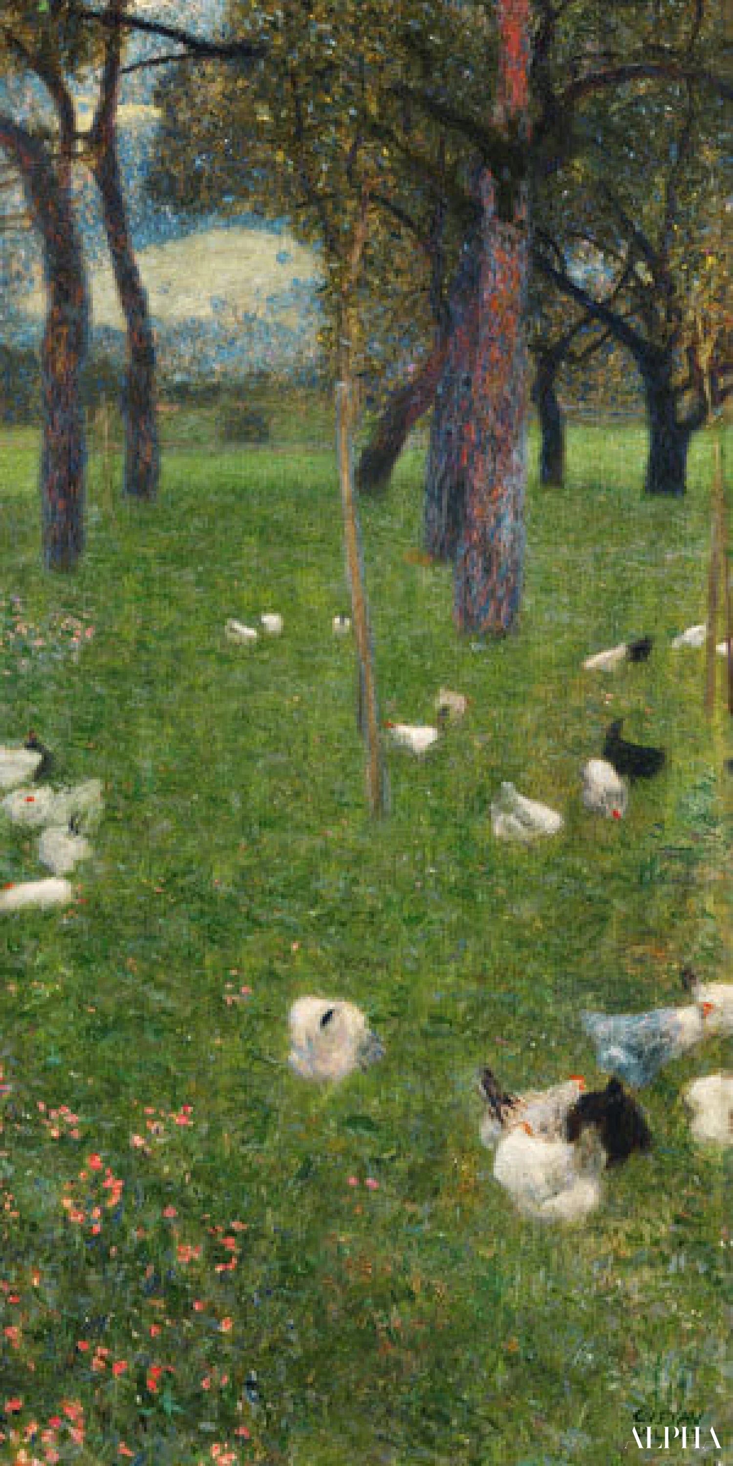 Après la pluie - Gustav Klimt - Reproductions de tableaux et peintures haut de gamme