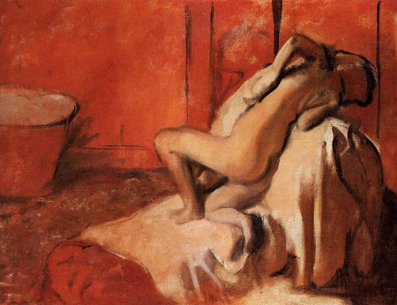 Etter badet - Edgar Degas