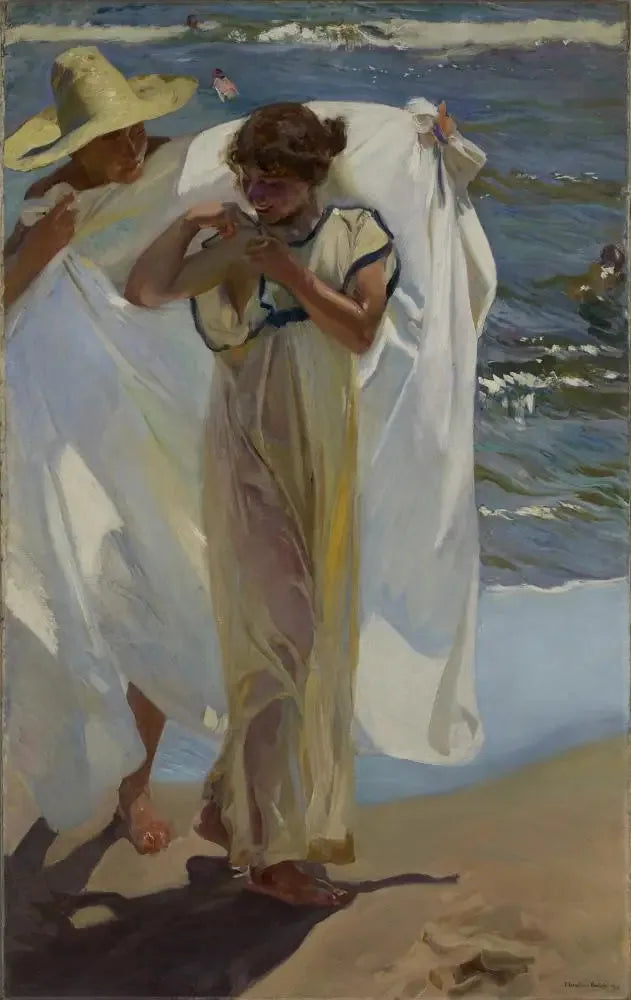 Etter badet - Joaquín Sorolla