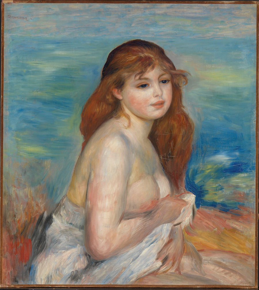 Etter badet - Pierre-Auguste Renoir