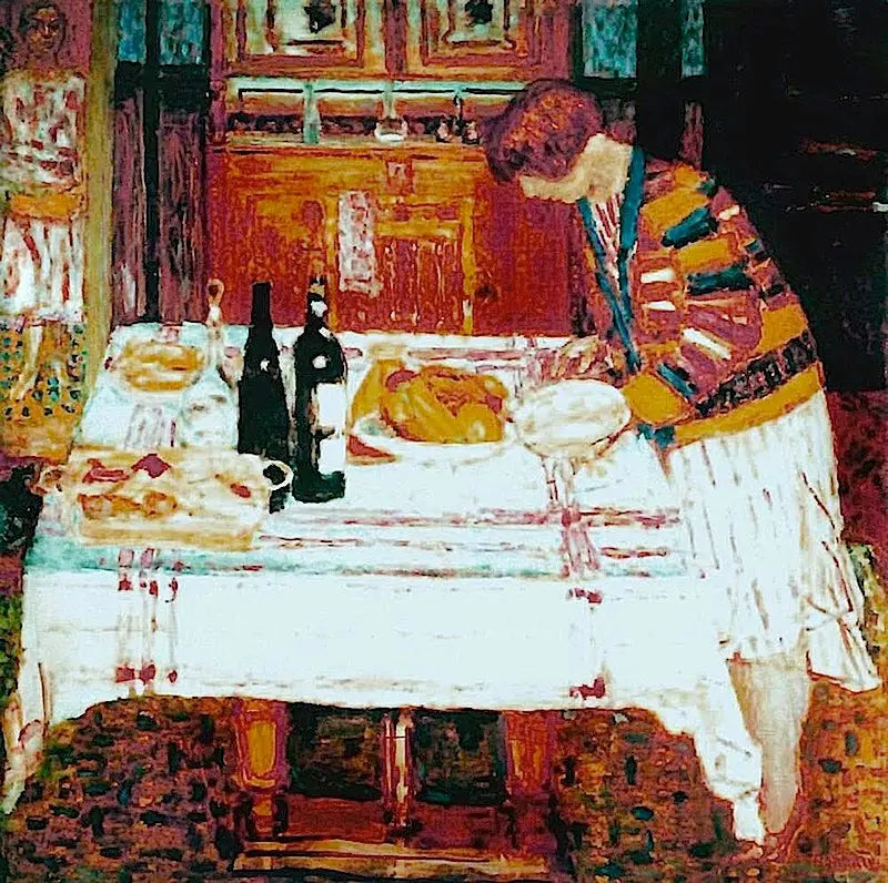 Etter måltidet - Pierre Bonnard
