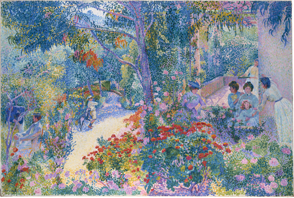 Après-midi au jardin - Henri-Edmond Cross - Alpha Reproduction
