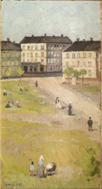 Ettermiddag på Olaf Rye-plassen - Edvard Munch