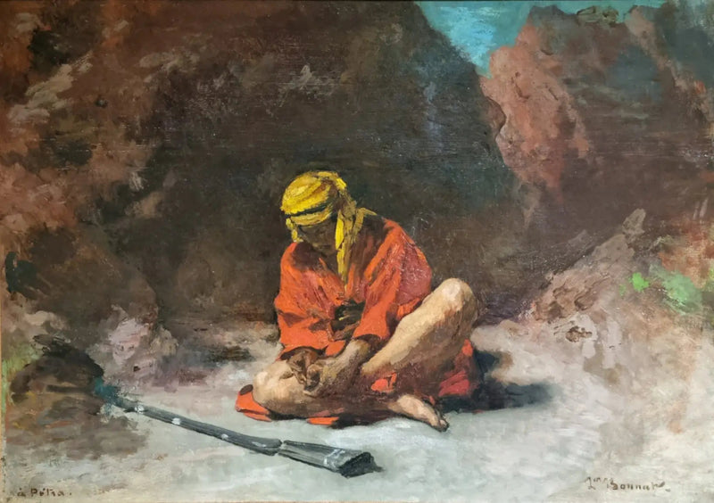Arabisk som fjerner en torn fra foten - Léon Bonnat