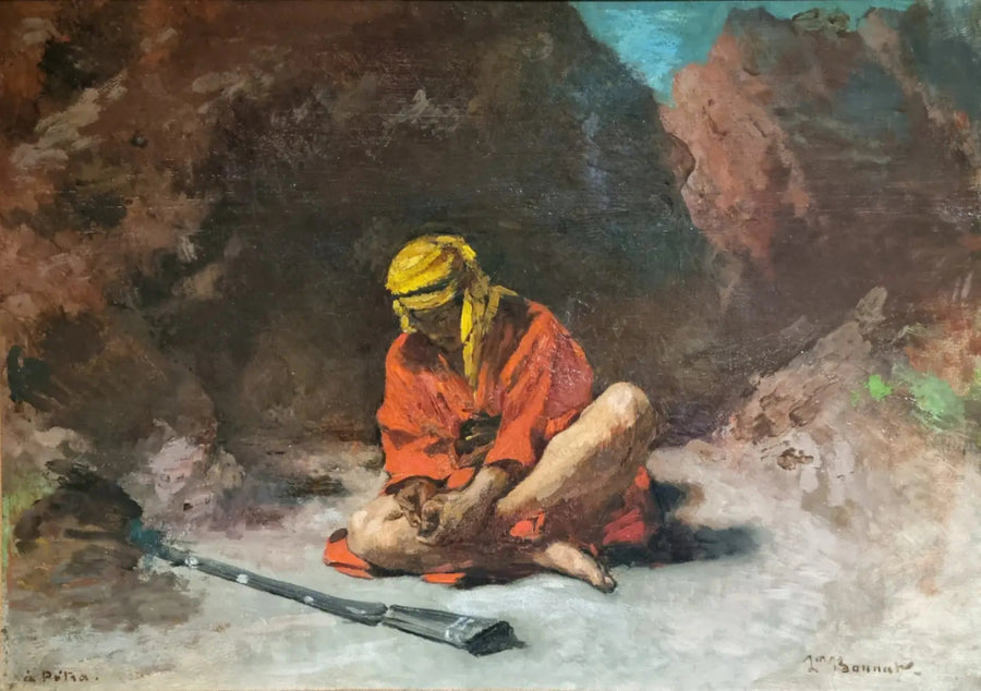 Arabisk som fjerner en torn fra foten - Léon Bonnat