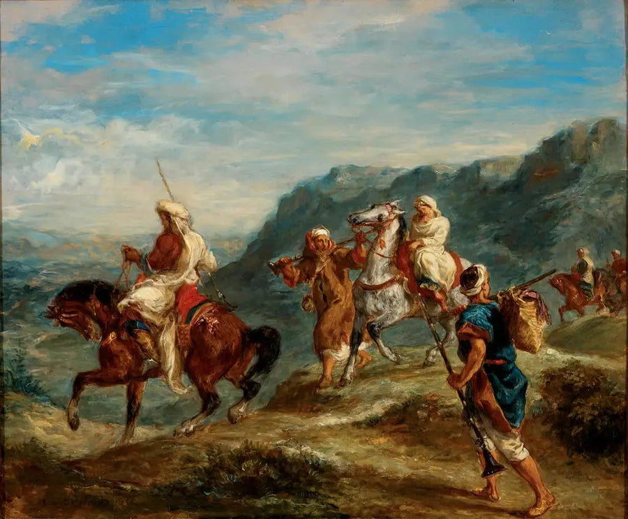 Arabere på reise - Eugène Delacroix