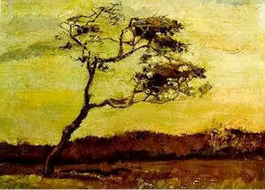 Tre pisket av vinden - Vincent van Gogh