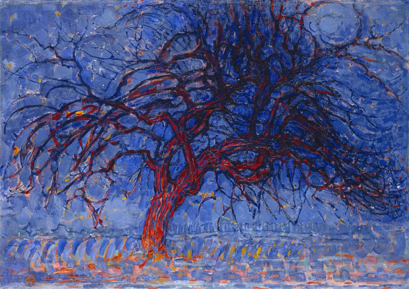 Rød tre - Piet Mondrian