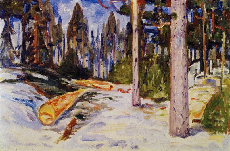Felling av trær - Edvard Munch