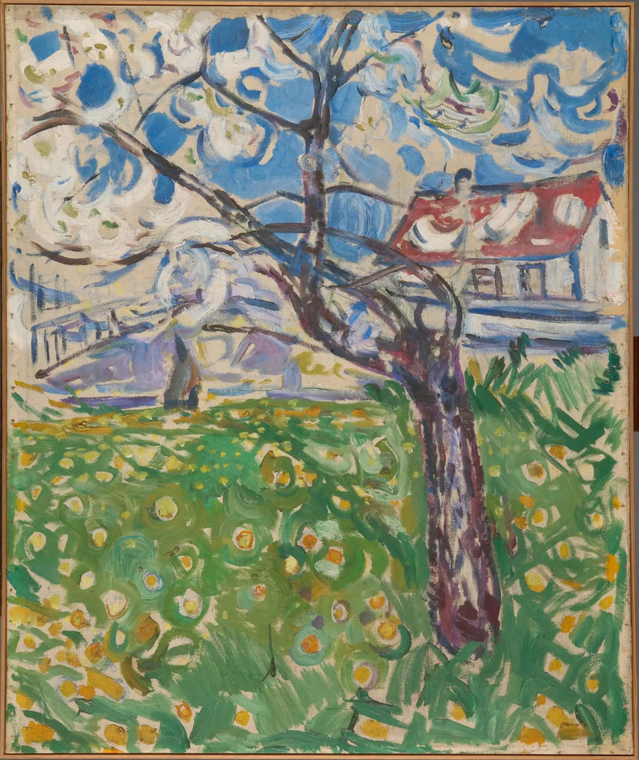 Frukttrær i blomst - Edvard Munch