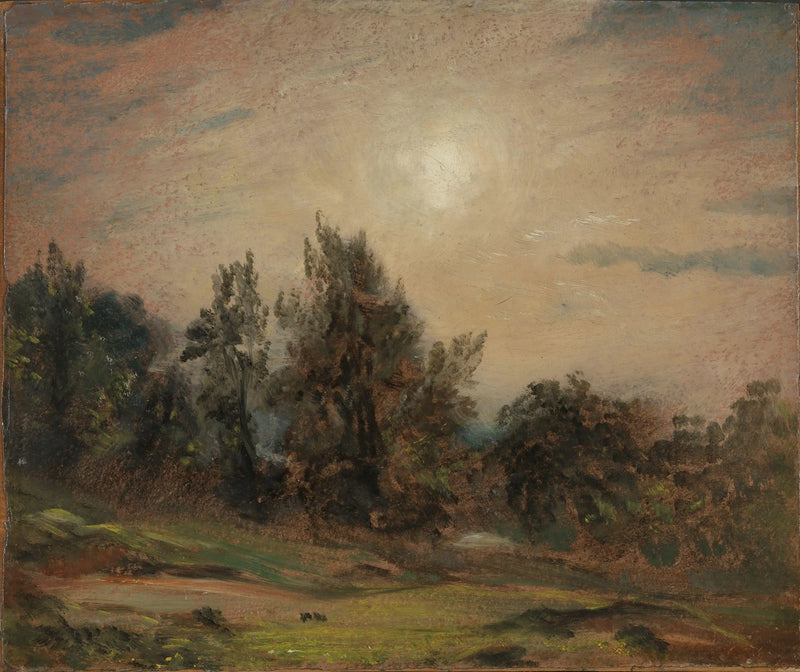 Trær på Hampstead Heath - John Constable