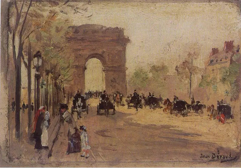 Triumfbuen og Champs-Élysées - Jean Béraud

Source:
Arc de triomphe et Champs-Élysées - Jean Béraud