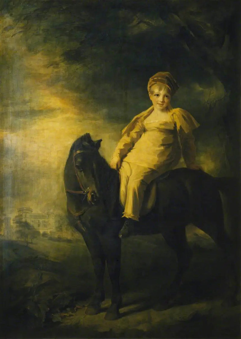 Archibald Montgomerie, senere 13. greve av Eglinton PC, KT (1812-1861), da han fortsatt var en gutt på hesteryggen - Henry Raeburn