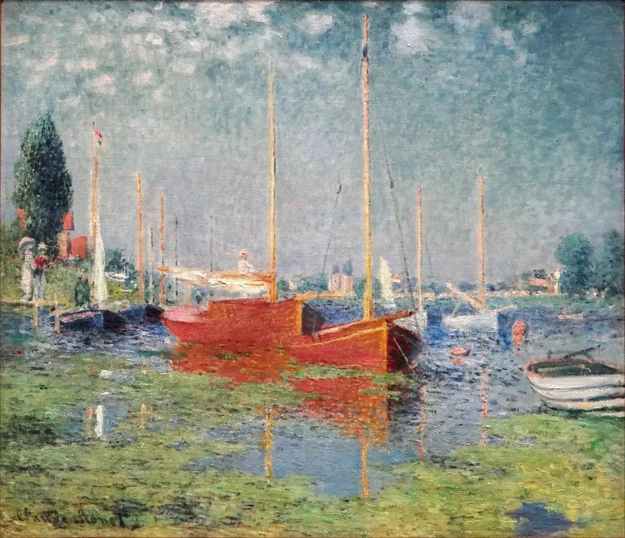 De røde båtene, Argenteuil - Claude Monet