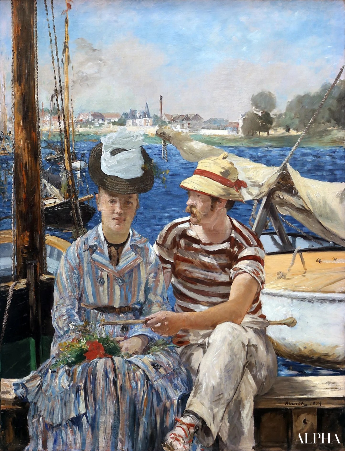 Argenteuil - Edouard Manet - Høykvalitets reproduksjoner av malerier og bilder