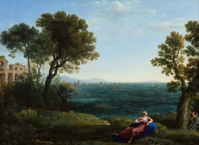 Ariane og Bacchus i Naxos - Claude Lorrain