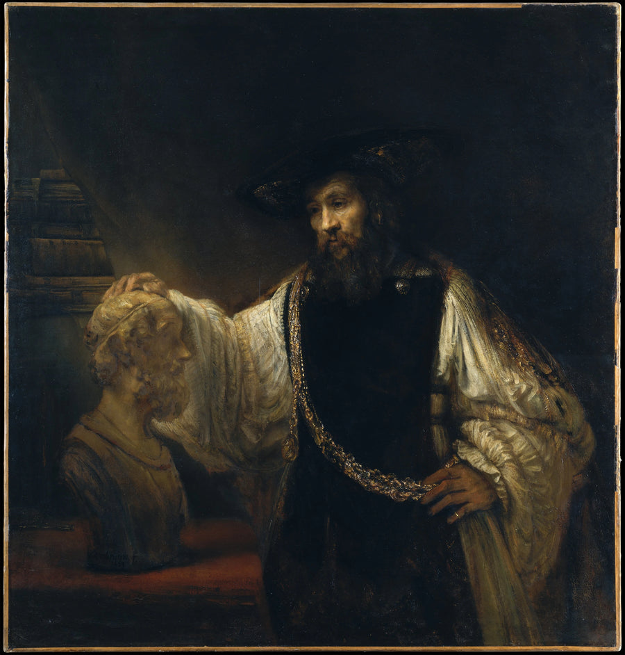Aristoteles som betrakter busten av Homer - Rembrandt