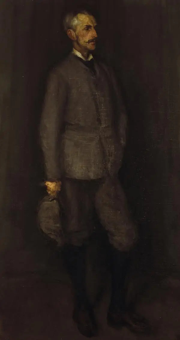 Arrangement i grått og grønt. Portrett av John James Cowan (1846 - 1936) - James Abbott McNeill Whistler