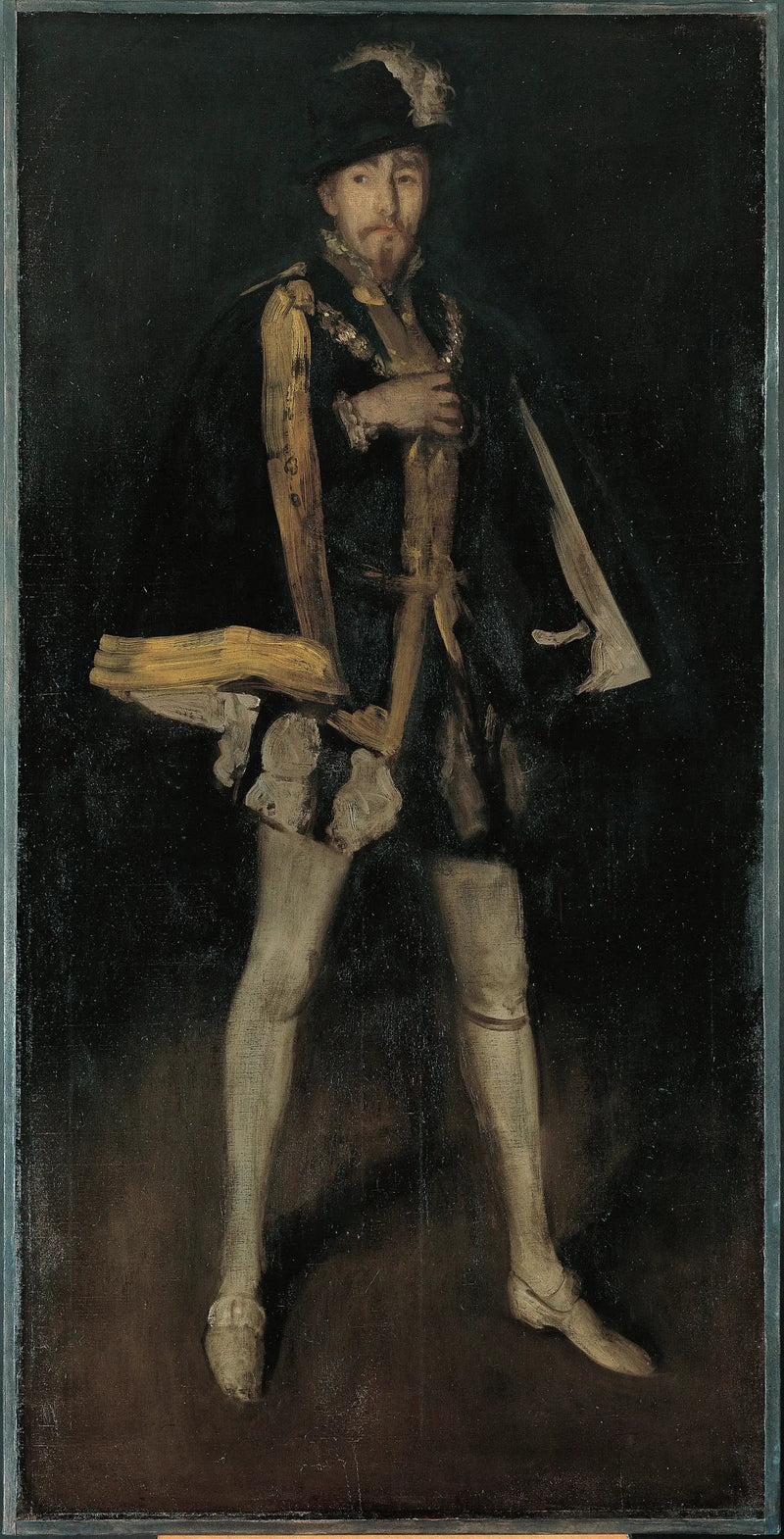 Arrangement i svart, nr. 3: Sir Henry Irving i rollen som Filip II av Spania - James Abbott McNeill Whistler