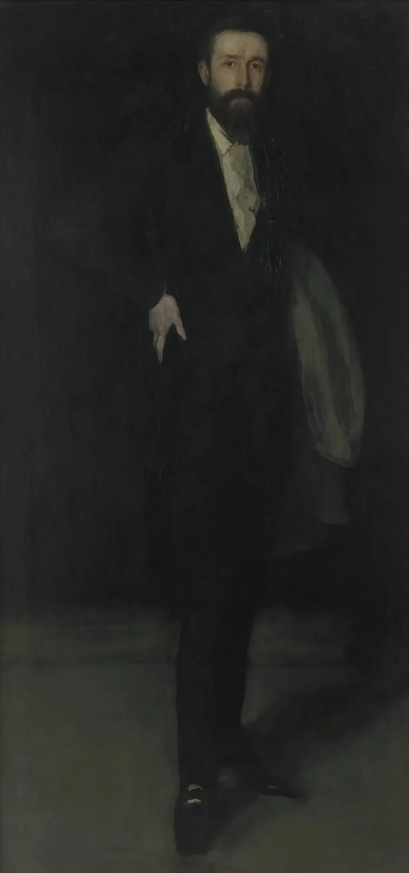 Arrangement i svart: Portrett av F. R. Leyland - James Abbott McNeill Whistler