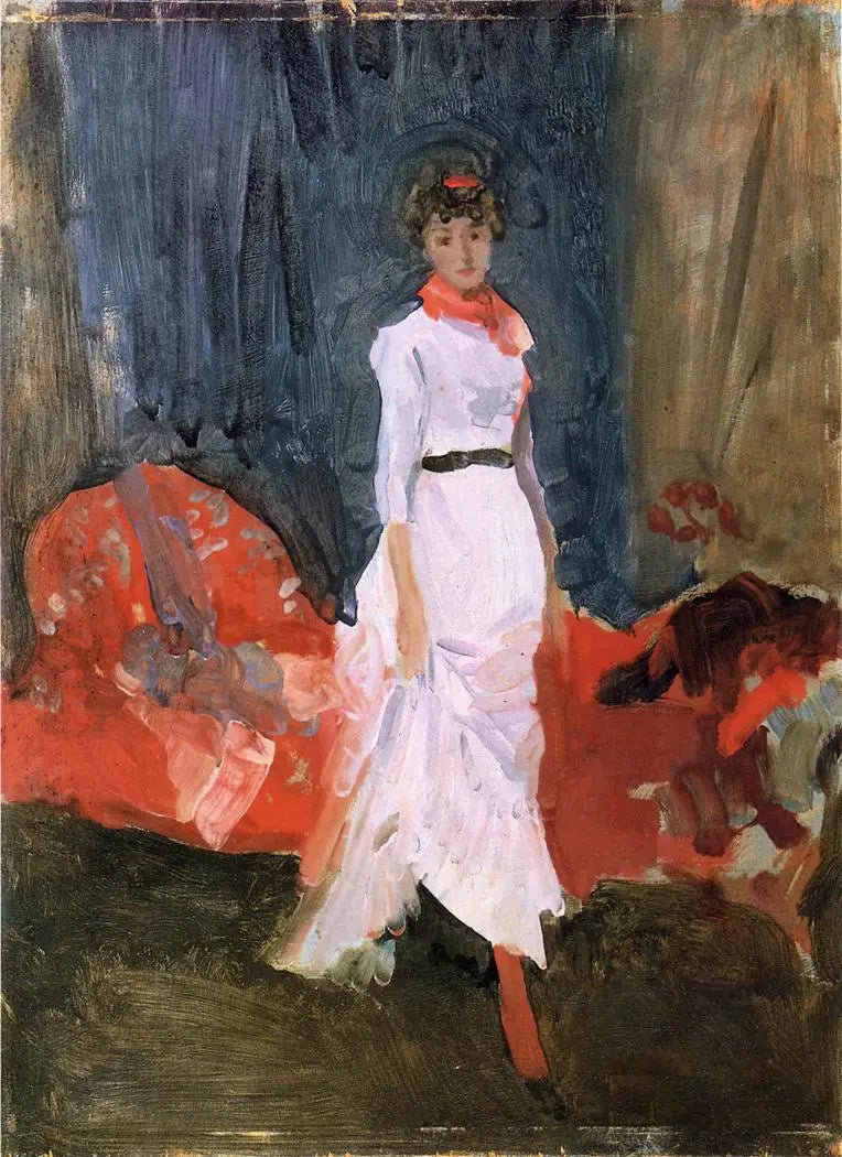 Arrangement i rosa, rødt og lilla - James Abbott McNeill Whistler