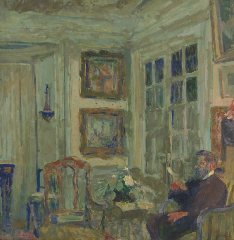 Arthur Fontaine lesende - Édouard Vuillard