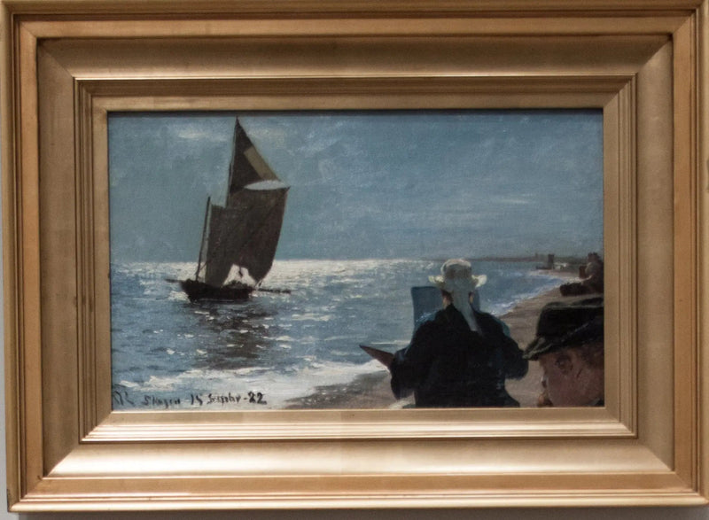 Artister på sørstranden av Skagen - Peder Severin Krøyer