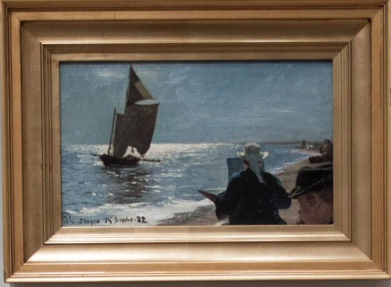 Artister på sørstranden av Skagen - Peder Severin Krøyer