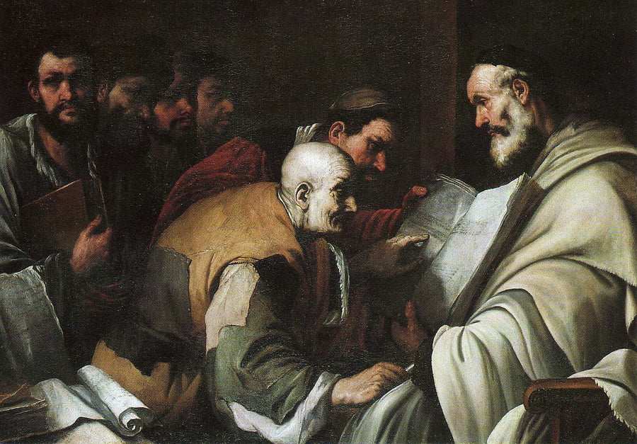 Religiøse forsamling - Luca Giordano