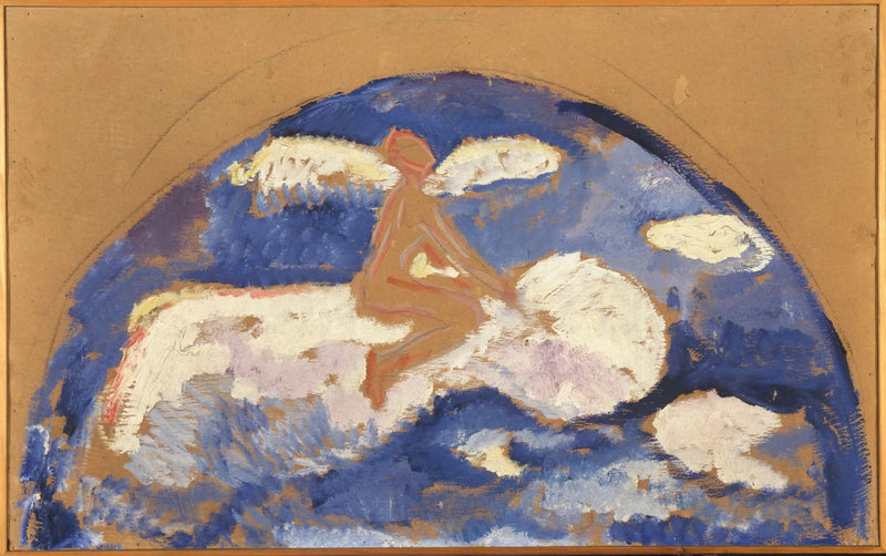 Sittende på en sky - Edvard Munch