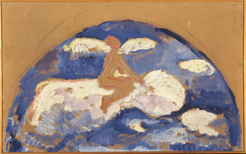 Sittende på en sky - Edvard Munch