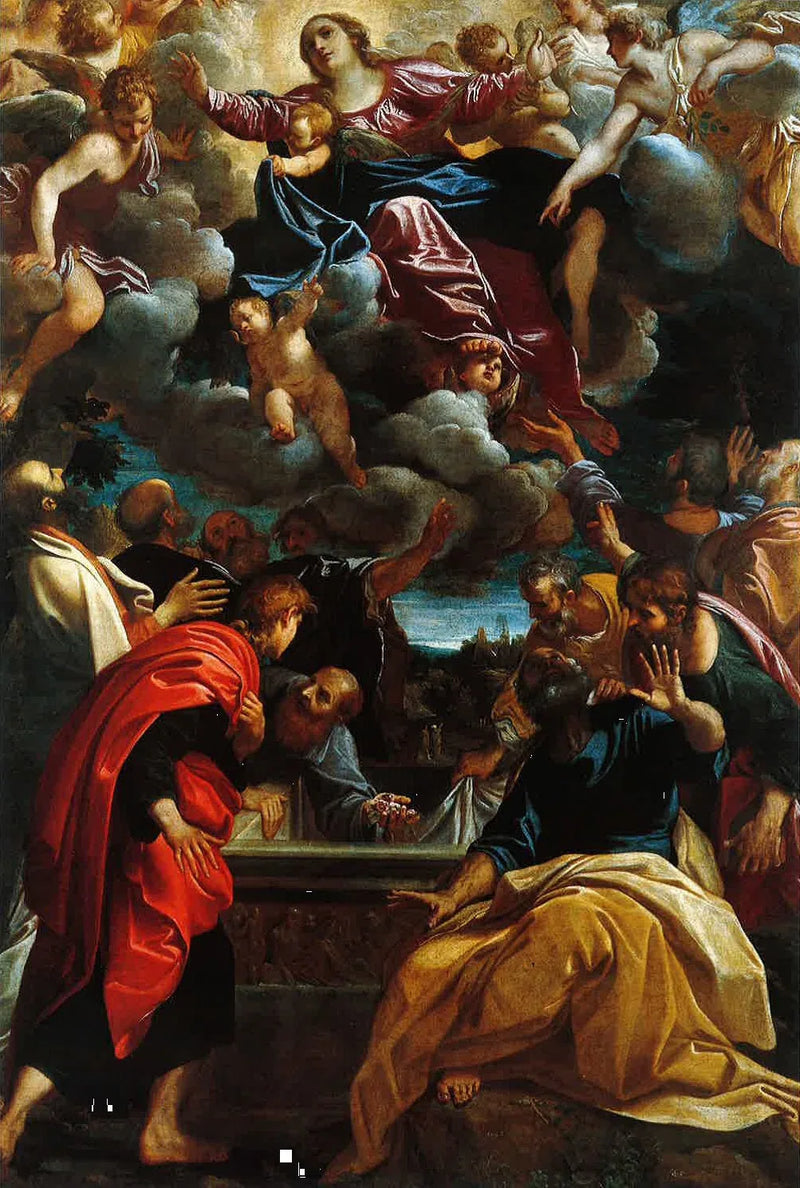 Jomfru Marias Antakelse - Annibale Carracci