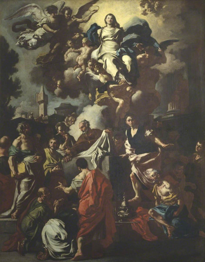 Jomfru Marias Antakelse - Francesco Solimena