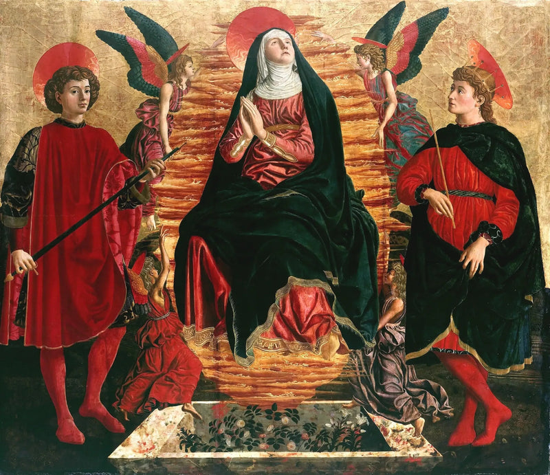 Marias Antakelse - Andrea del Castagno