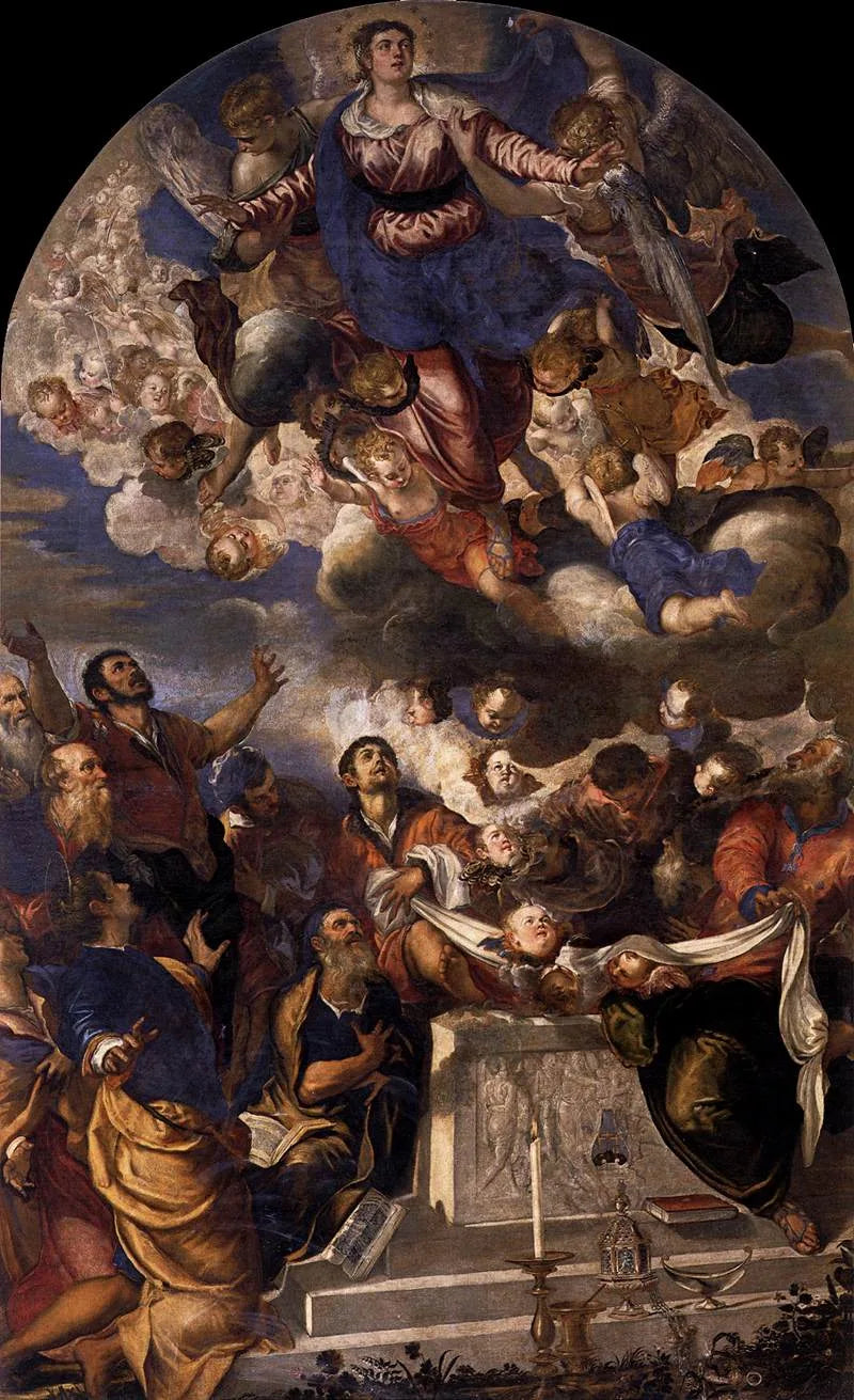 Marias Himmelfart - Jacopo Tintoretto