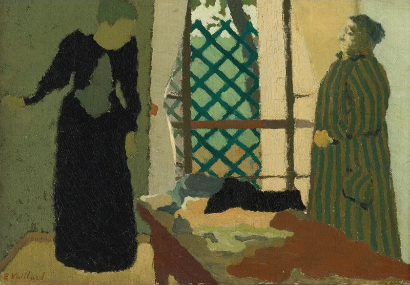 Madame Vuillards skredderverksted - Édouard Vuillard