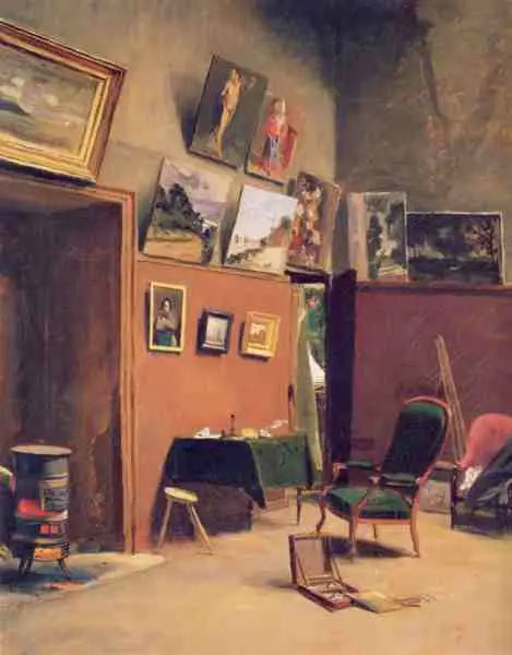Atelier i Furstenberg-gaten - Frédéric Bazille