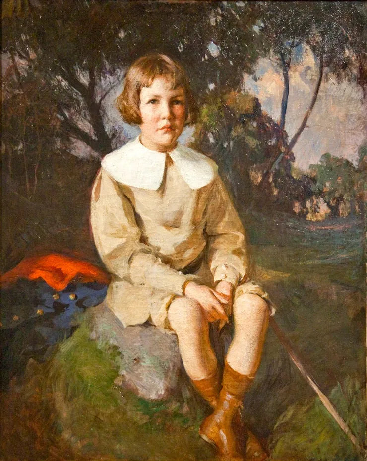 Atherton Loring Jr. - Frank Weston Benson image 1 copie de tableau peinte à la main