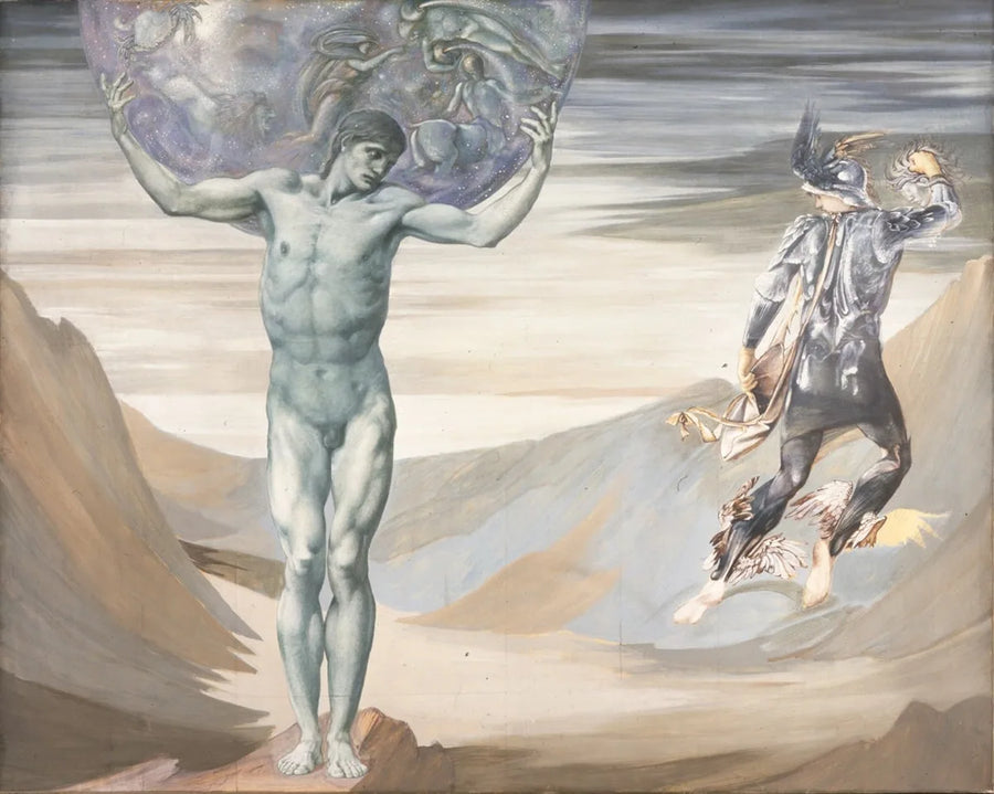 Atlas forvandlet til stein - Edward Burne-Jones