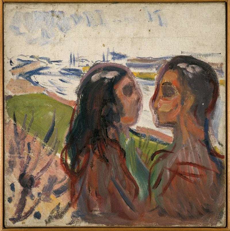 Attraksjon i landskapet - Edvard Munch