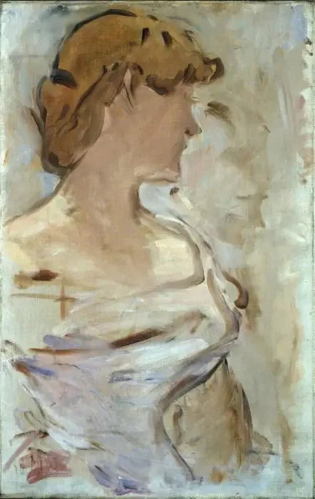 På Ball - Marguerite de Conflans i ballkjole - Édouard Manet