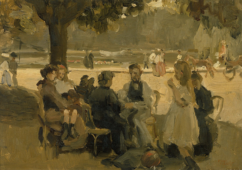 Ved Bois de Boulogne nær Paris - Isaac Israëls